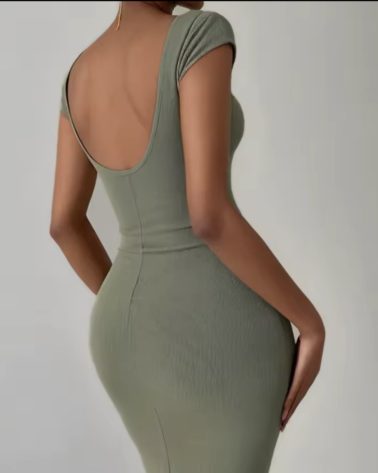 Allure Bodycon Dress - Sage